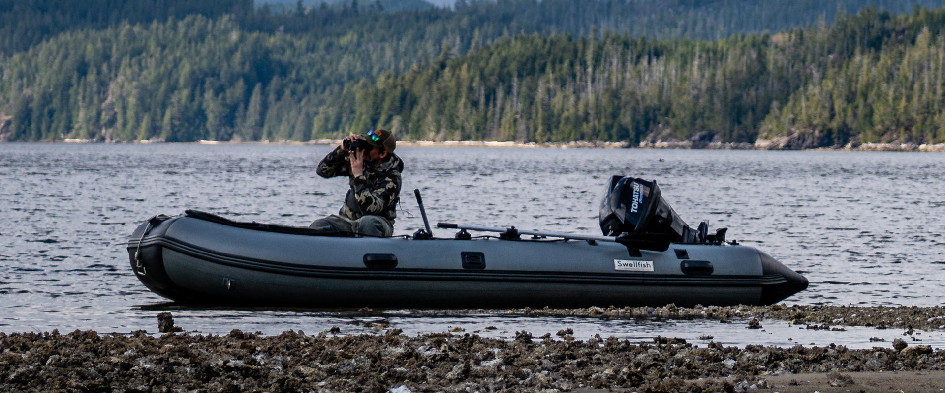 Hunters appreciate the portability of the Classic Inflatable boat. It folds up easily into a truck and deploys in under 15 min. 