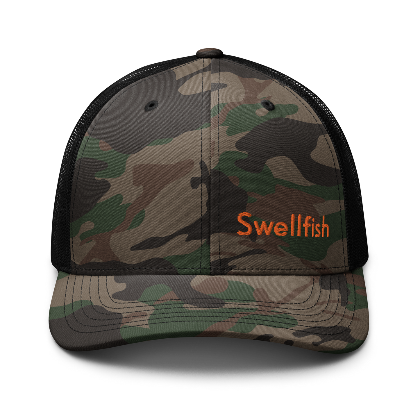 Camo Swellfish Trucker Hat