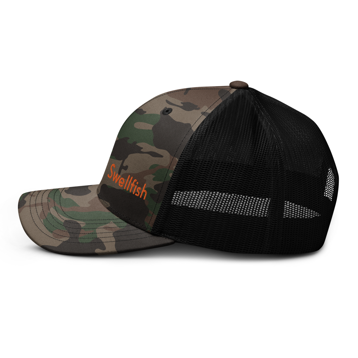 Camo Swellfish Trucker Hat