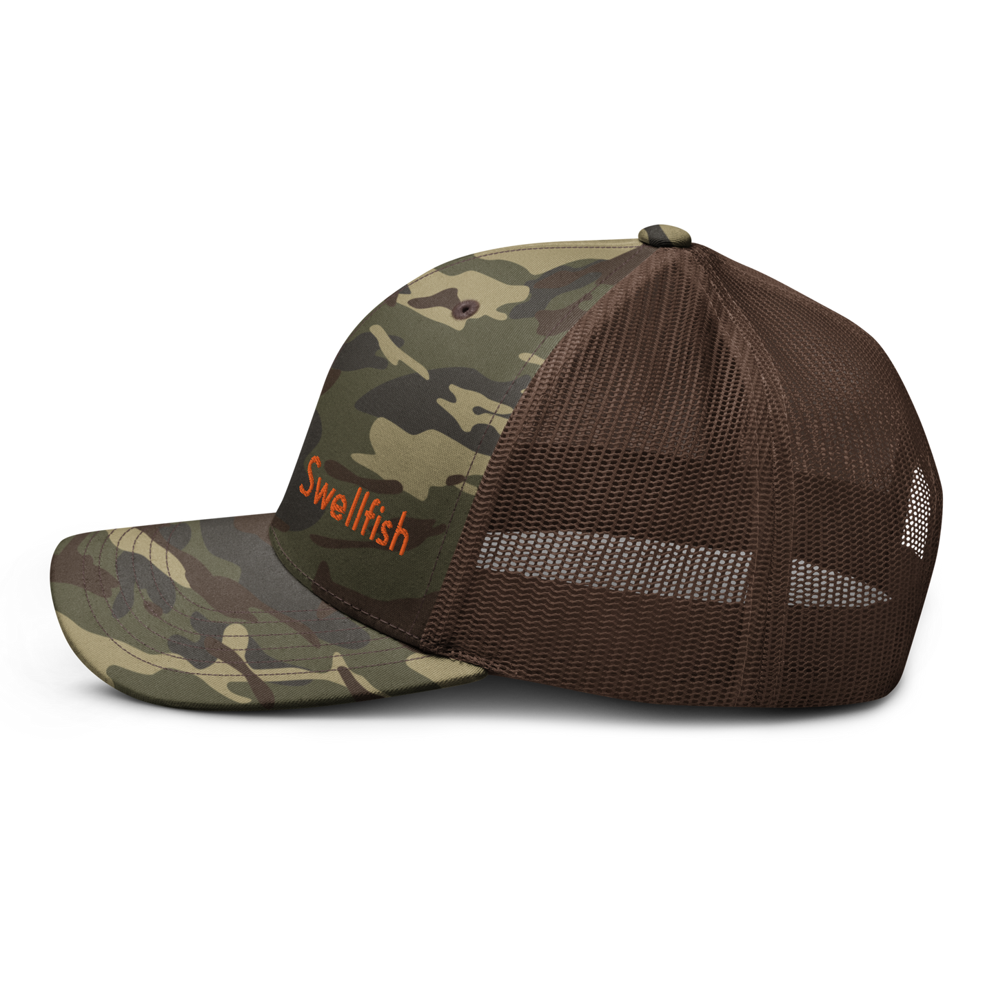 Camo Swellfish Trucker Hat