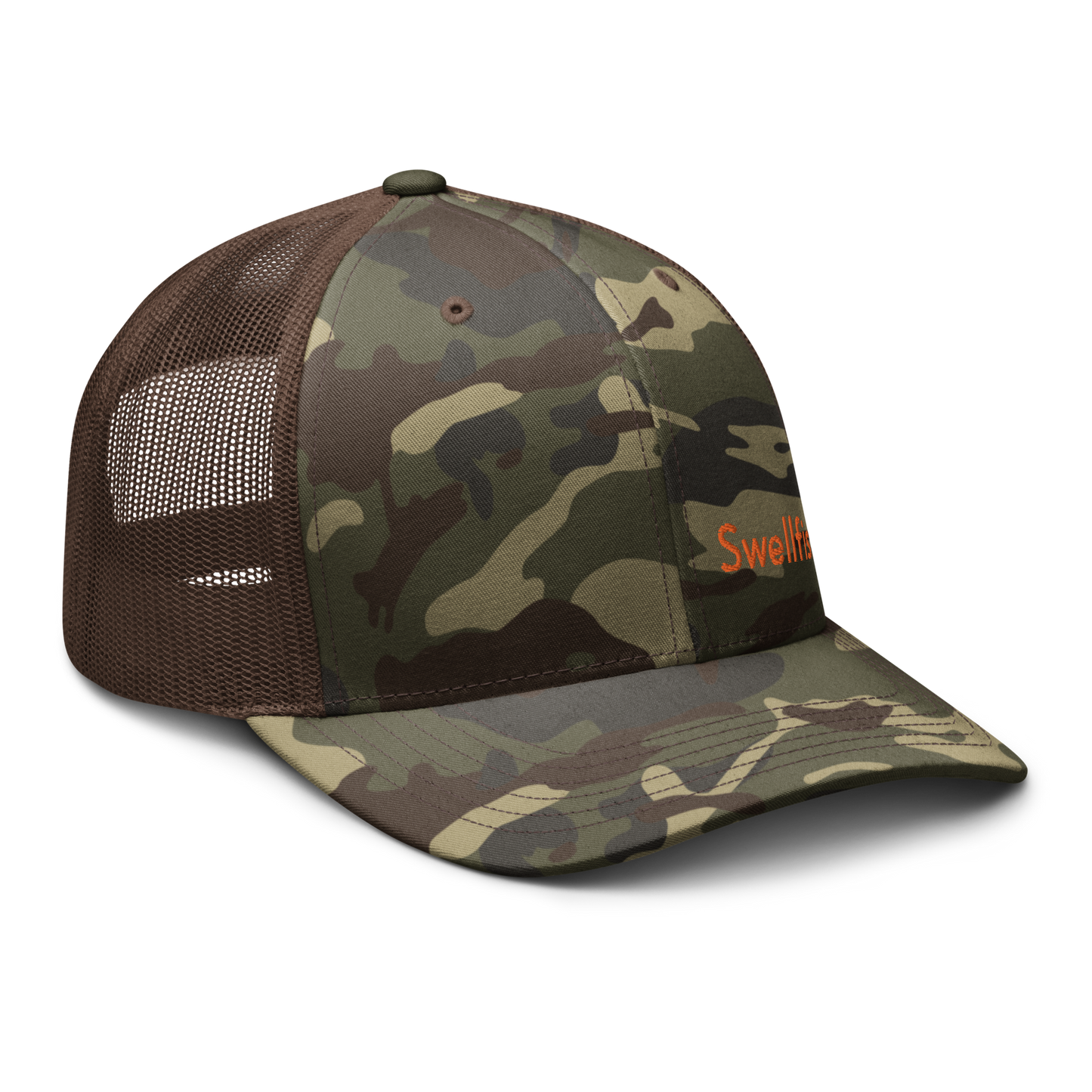 Camo Swellfish Trucker Hat