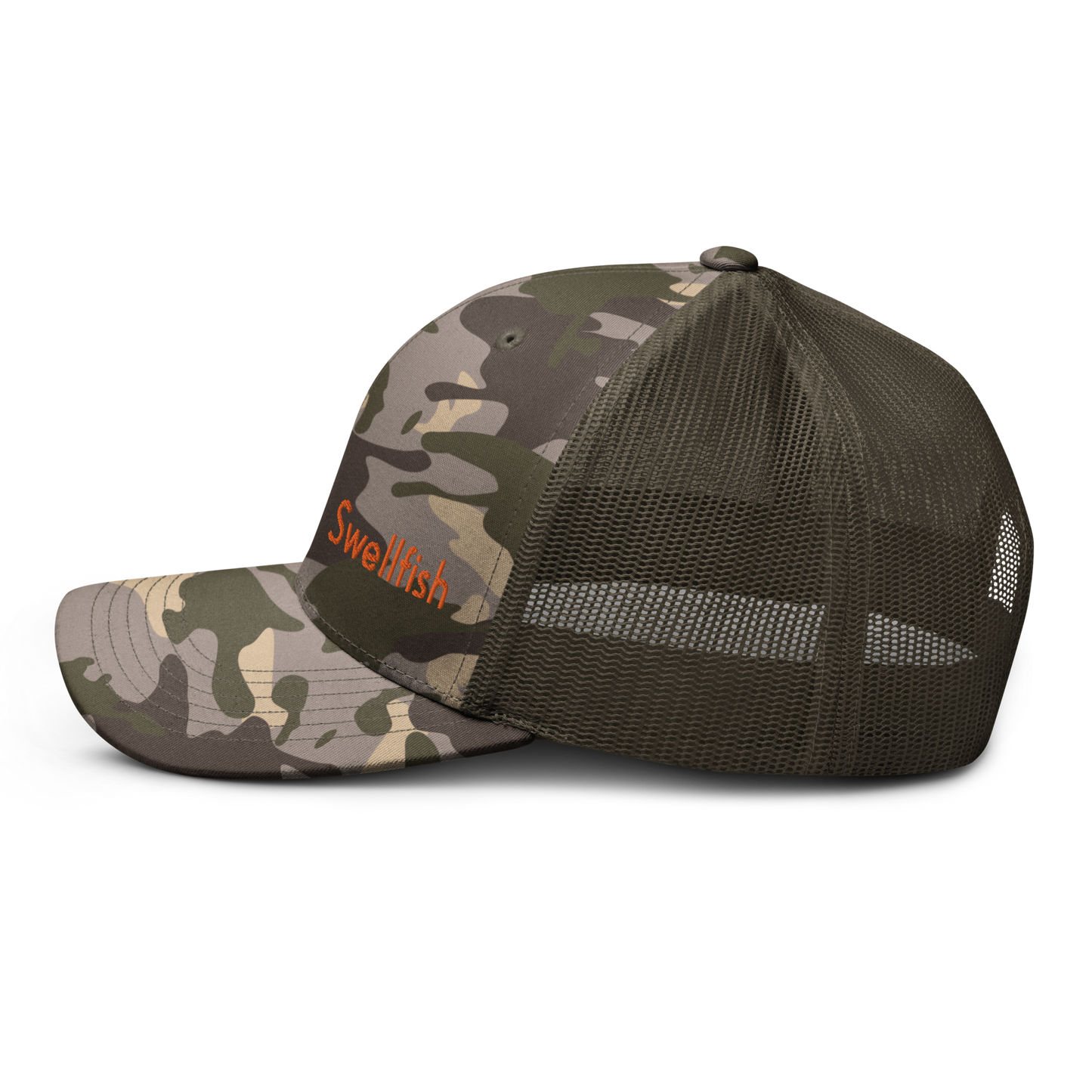 Camo Swellfish Trucker Hat