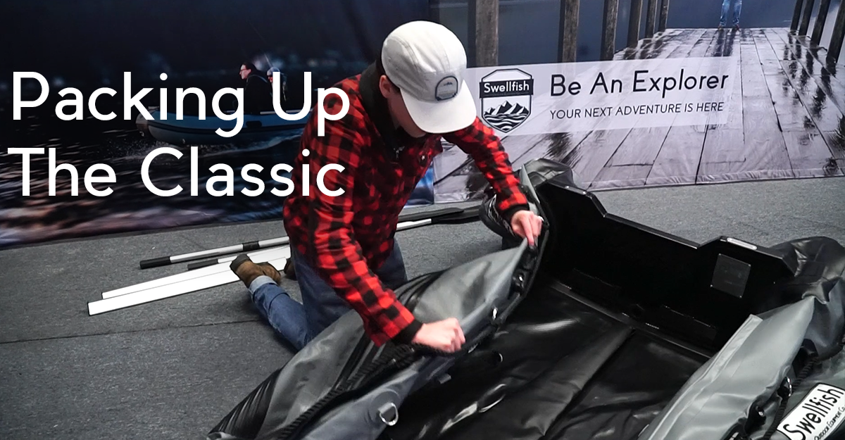 Pack up your Swellfish Classic Foldable Inflatable Boat with these easy to follow instructions