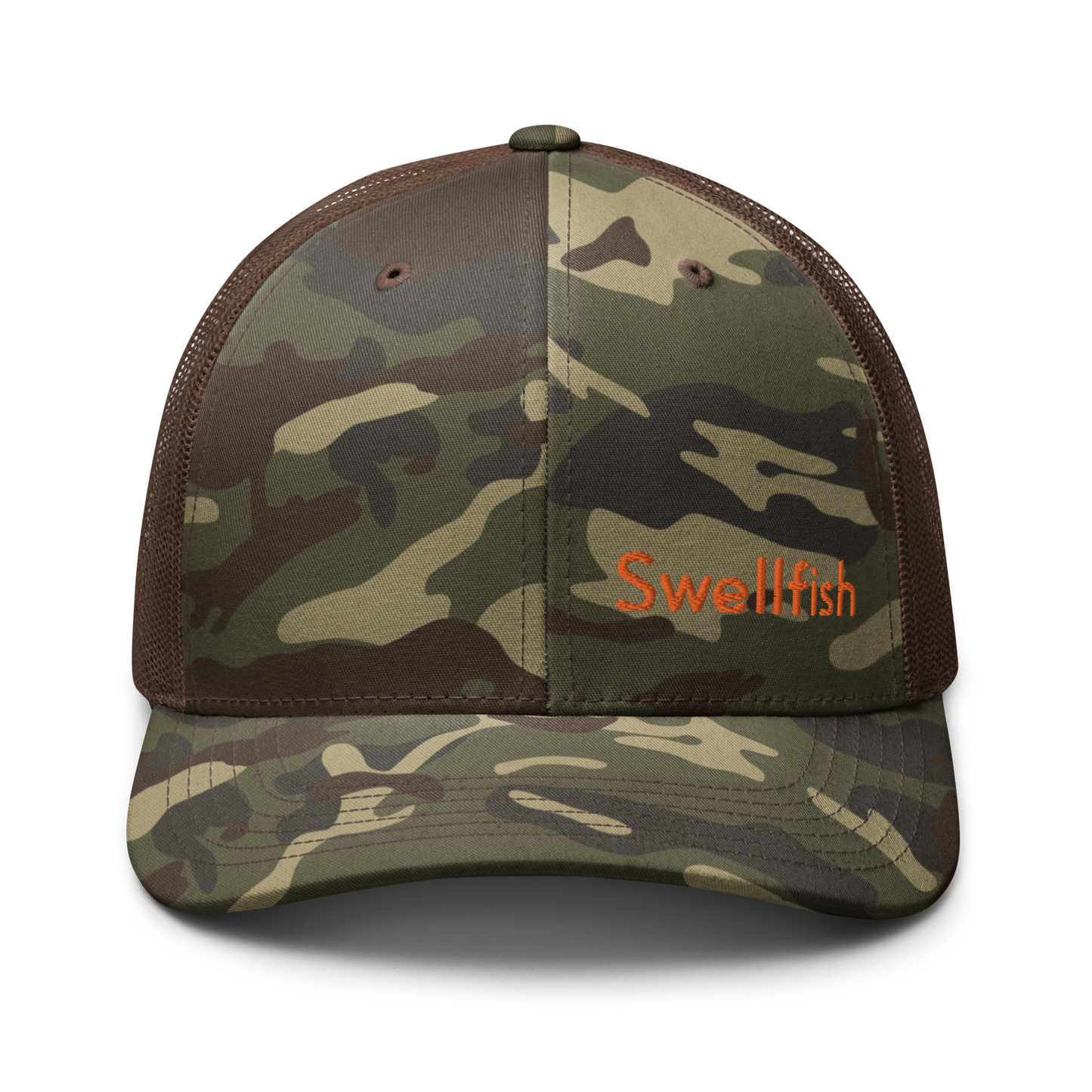 Camo Swellfish Trucker Hat