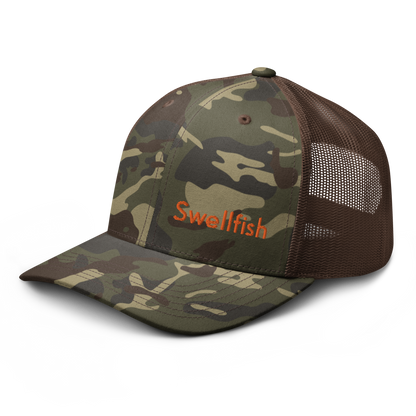 Camo Swellfish Trucker Hat