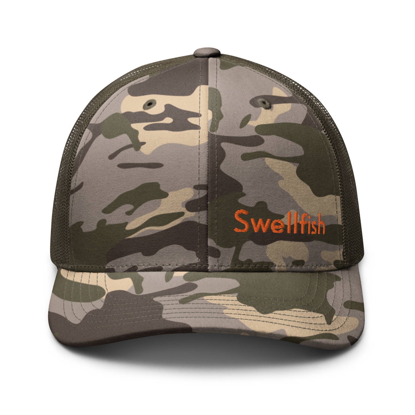 Camo Swellfish Trucker Hat
