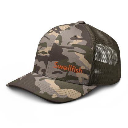 Camo Swellfish Trucker Hat