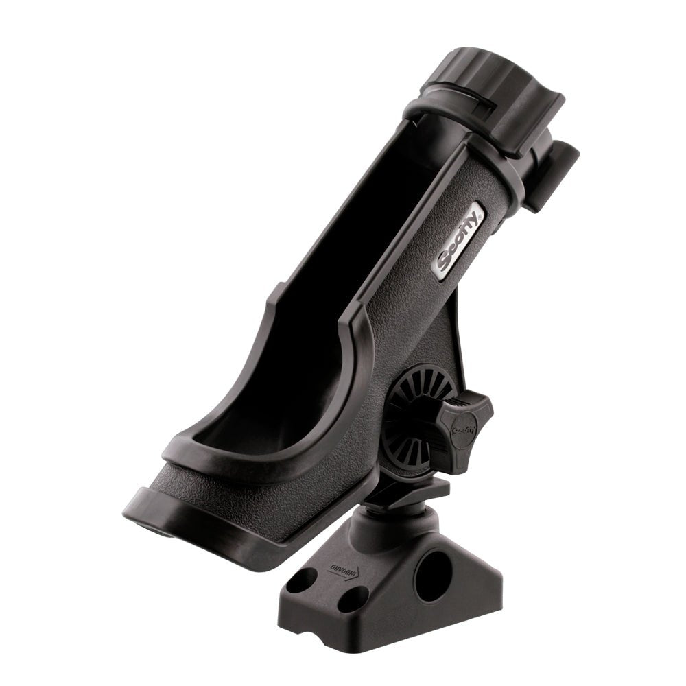 Scotty Powerlock Black Rod Holder with 241 Side Deck Mount